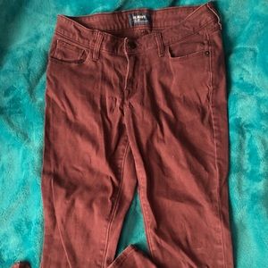 Old Navy Red Rockstar Jeans